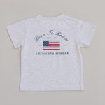 Mebie Baby Mebie Baby Americana Summer Tee for Baby and Toddler Cotton Flag Graphic - 