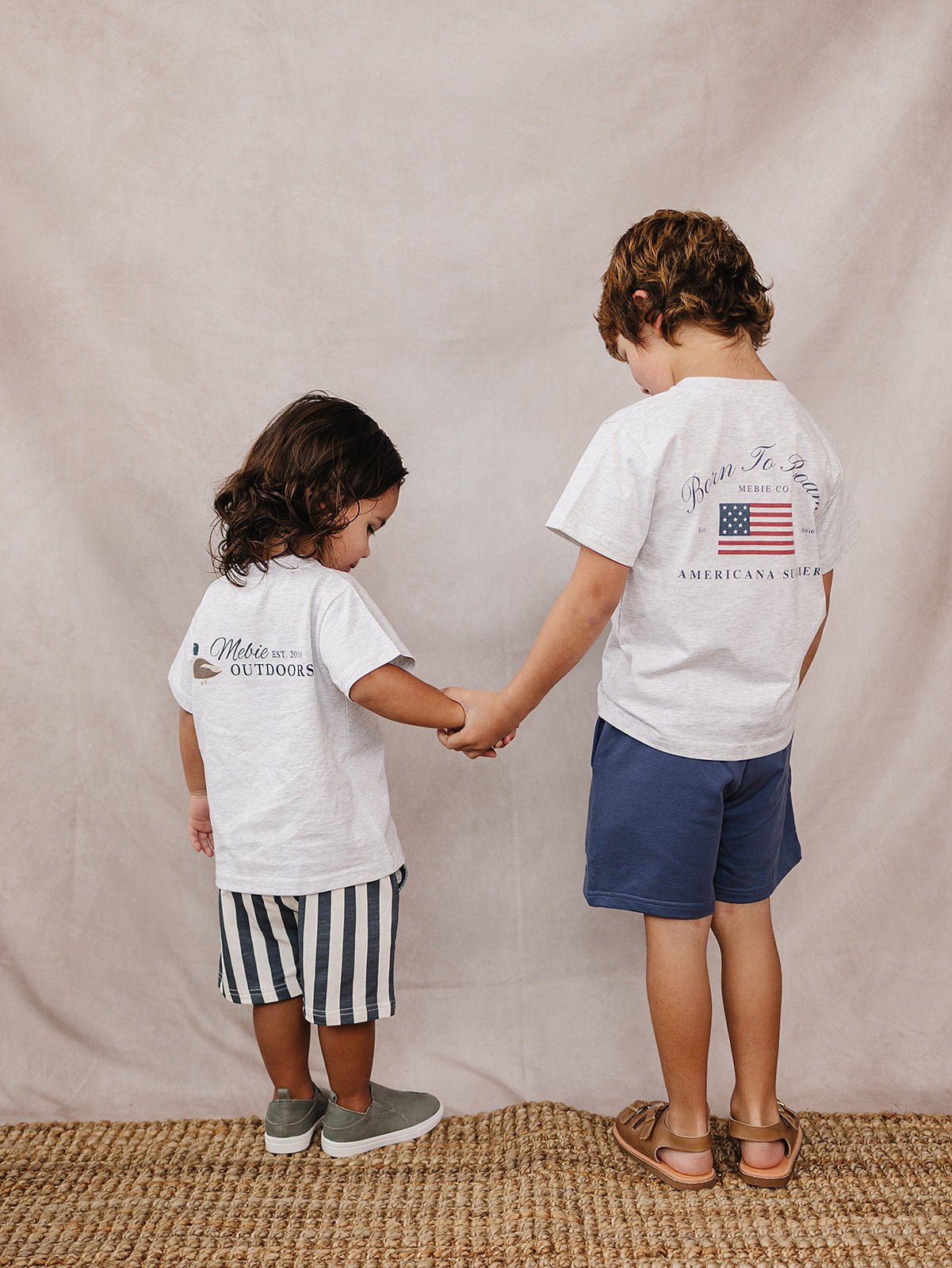 Mebie Baby Mebie Baby Americana Summer Tee for Baby and Toddler Cotton Flag Graphic - 