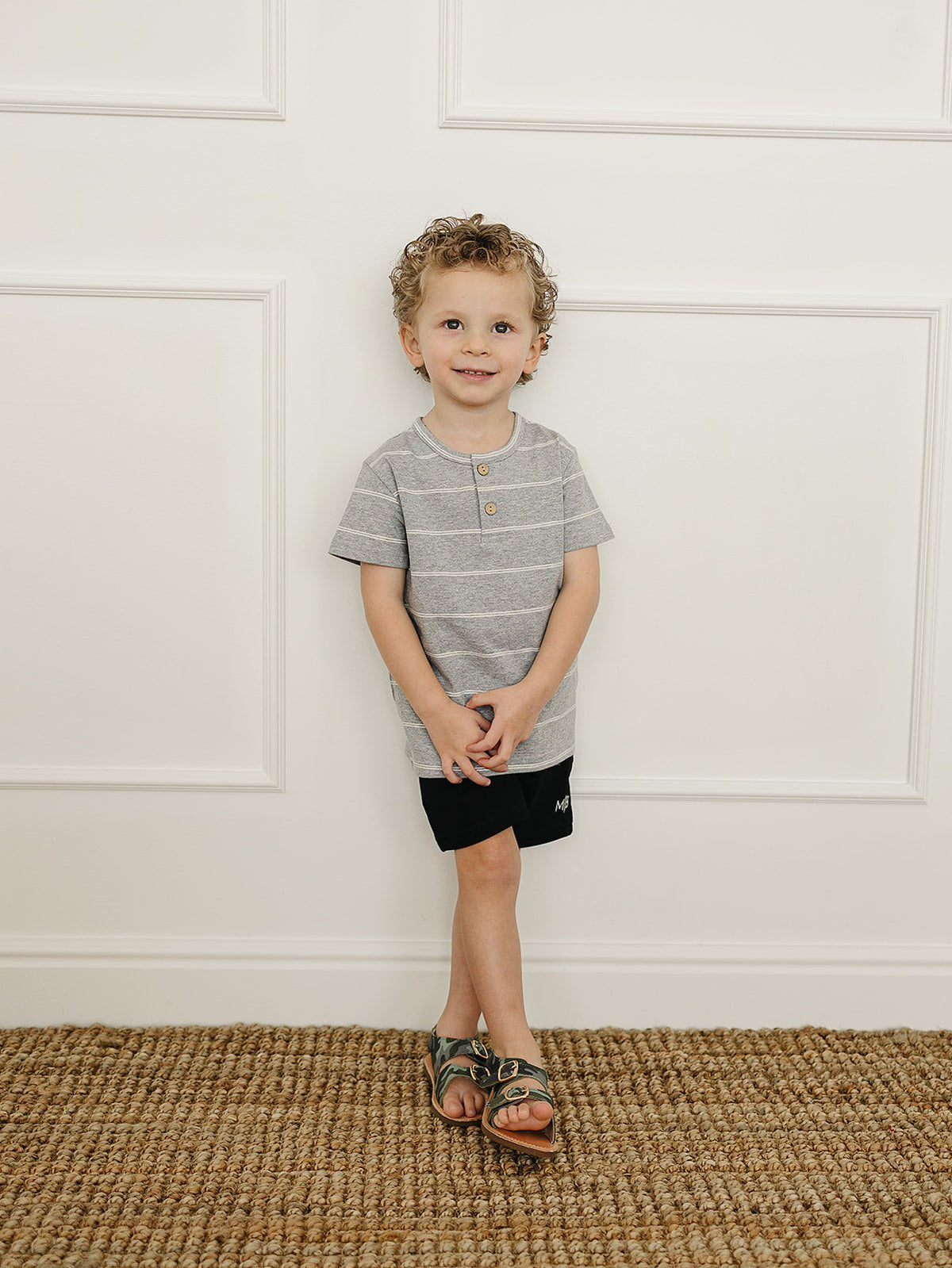 Mebie Baby Mebie Baby Black Pocket Cotton Shorts For Kids All Day Comfort - 