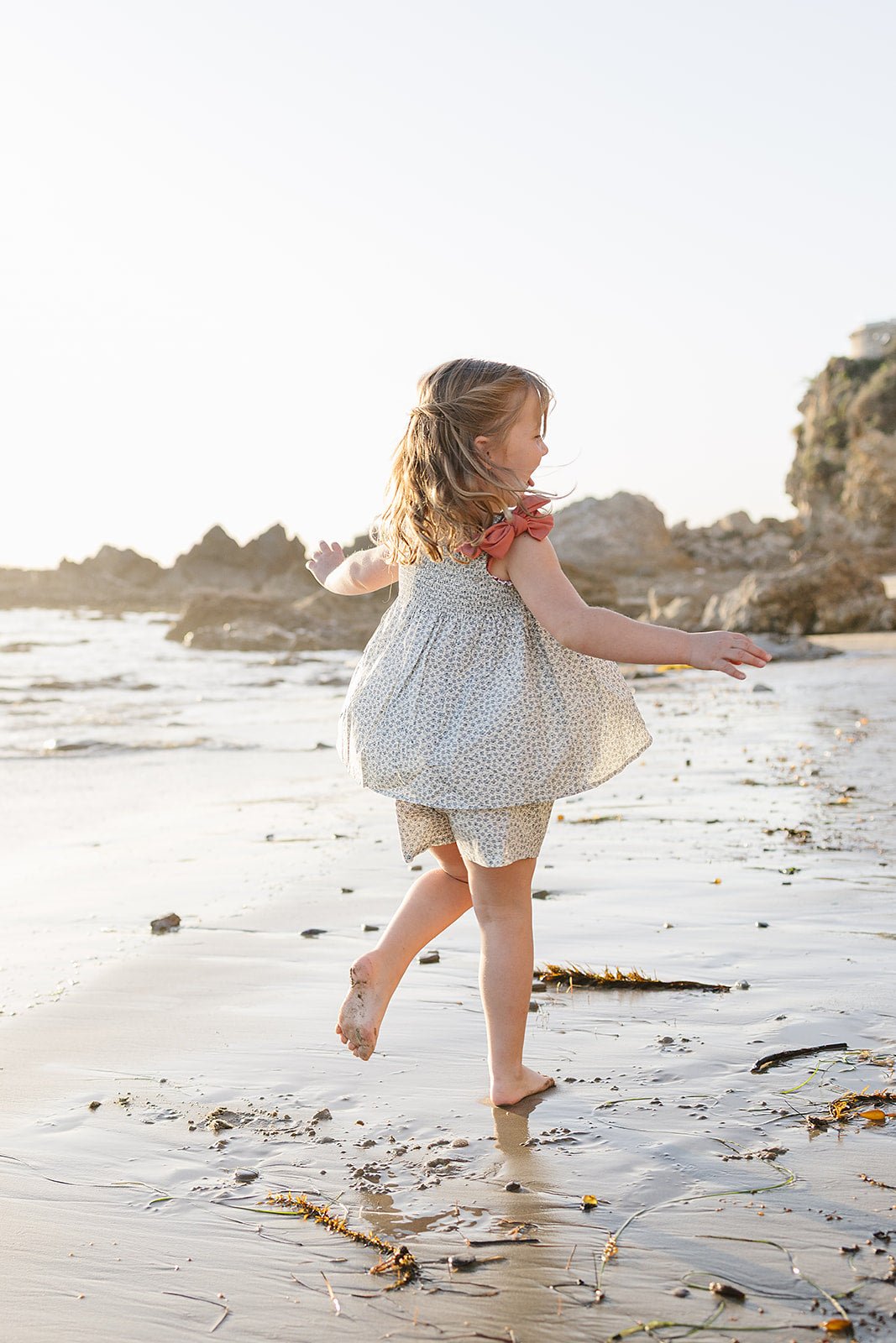 Mebie Baby Mebie Baby Blossom Tank Short Set for Babies Lightweight Two Piece Outfit - 