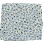 Mebie Baby Mebie Baby Blue Blossom Muslin Burp Cloth Soft Absorbent Infant Essentials - 