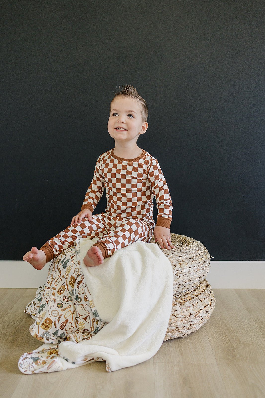 Mebie Baby Mebie Baby Camping Trip Bamboo Fleece Quilt For Baby And Toddler Outdoor Comfort - 