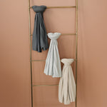 Mebie Baby Mebie Baby Charcoal Bamboo Stretch Swaddle Blanket For Baby - 