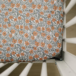 Mebie Baby Mebie Baby Dainty Meadow Bamboo Stretch Fitted Crib Sheet 52x28 - 