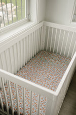 Mebie Baby Mebie Baby Dainty Meadow Bamboo Stretch Fitted Crib Sheet 52x28 - 