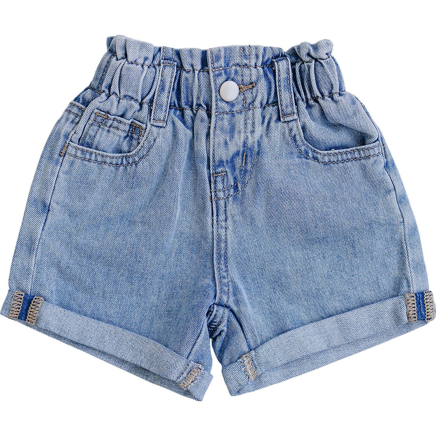 Mebie Baby Mebie Baby Denim Shorts Durable Everyday Comfort For Playtime - 