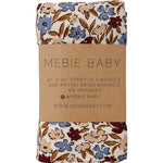 Mebie Baby Mebie Baby Desert Floral Ribbed Bamboo Stretch Swaddle - 