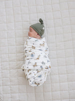 Mebie Baby Mebie Baby Desert West Luxe Fleece Swaddle for Newborns - 