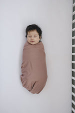 Mebie Baby Mebie Baby Dusty Rose Bamboo Stretch Swaddle For Babies - 