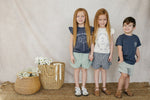 Mebie Baby Mebie Baby Green Gingham Shorts For Kids Soft Comfortable Summer Wear - 