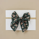 Mebie Baby Mebie Baby Hair Bows Handcrafted Fabric Bows In Newborn To Toddler Sizes - 