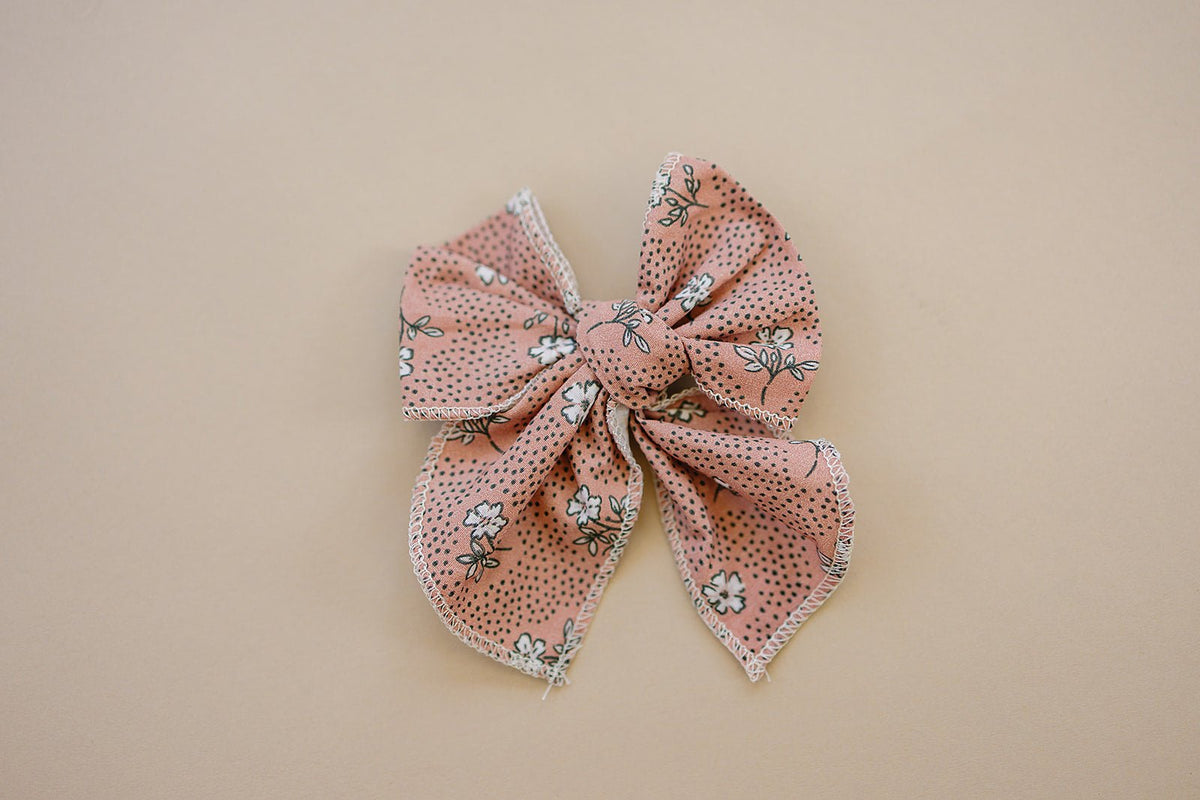 Mebie Baby Mebie Baby Hair Bows Handcrafted Fabric Bows In Newborn To Toddler Sizes - 