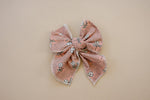 Mebie Baby Mebie Baby Hair Bows Handcrafted Fabric Bows In Newborn To Toddler Sizes - 