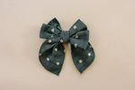 Mebie Baby Mebie Baby Hair Bows Handcrafted Fabric Bows In Newborn To Toddler Sizes - 
