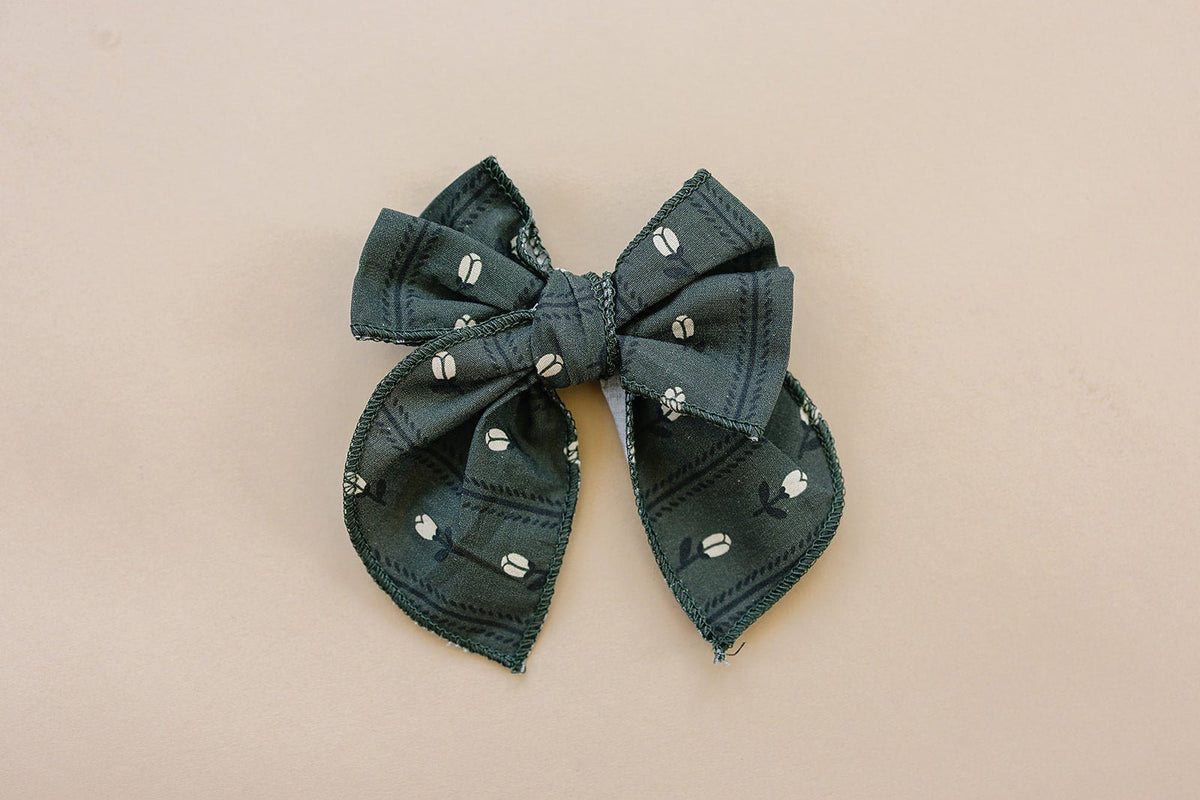 Mebie Baby Mebie Baby Hair Bows Handcrafted Fabric Bows In Newborn To Toddler Sizes - 
