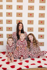 Mebie Baby Mebie Baby Hearts Ribbed Bamboo Zipper Sleepwear for Babies and Toddlers - 