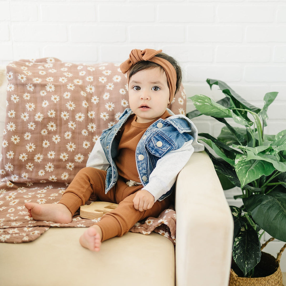 Mebie Baby Mebie Baby Hooded Jean Jacket - 