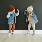Mebie Baby Mebie Baby Hooded Jean Jacket - 