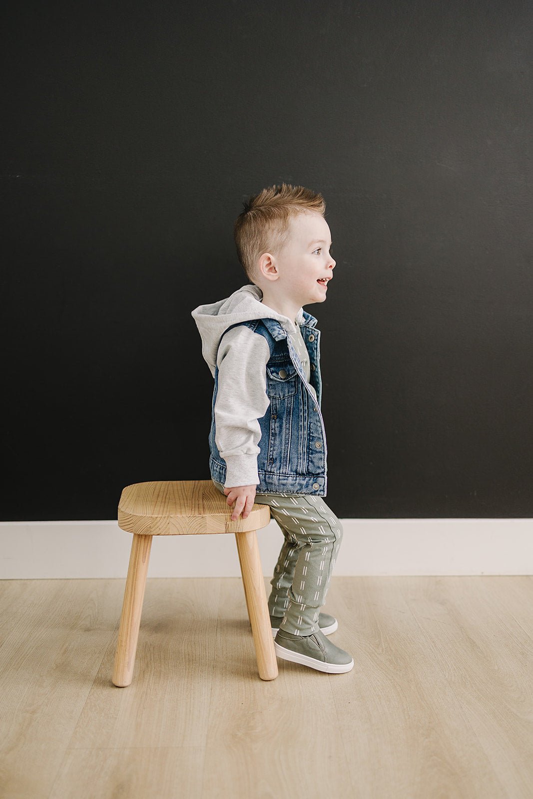 Mebie Baby Mebie Baby Hooded Jean Jacket - 