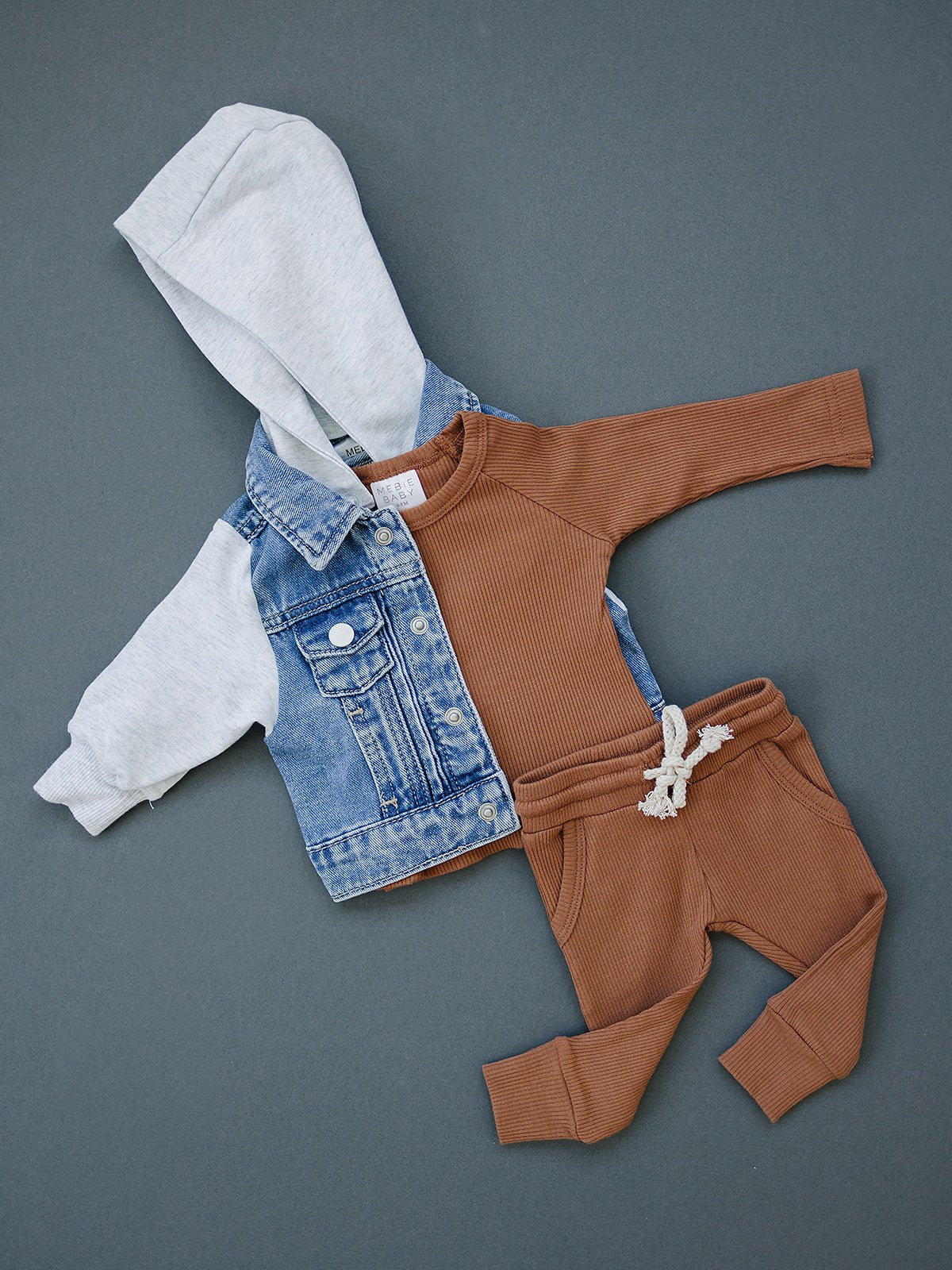 Mebie Baby Mebie Baby Hooded Jean Jacket - 