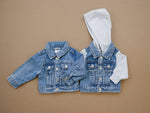 Mebie Baby Mebie Baby Hooded Jean Jacket - 