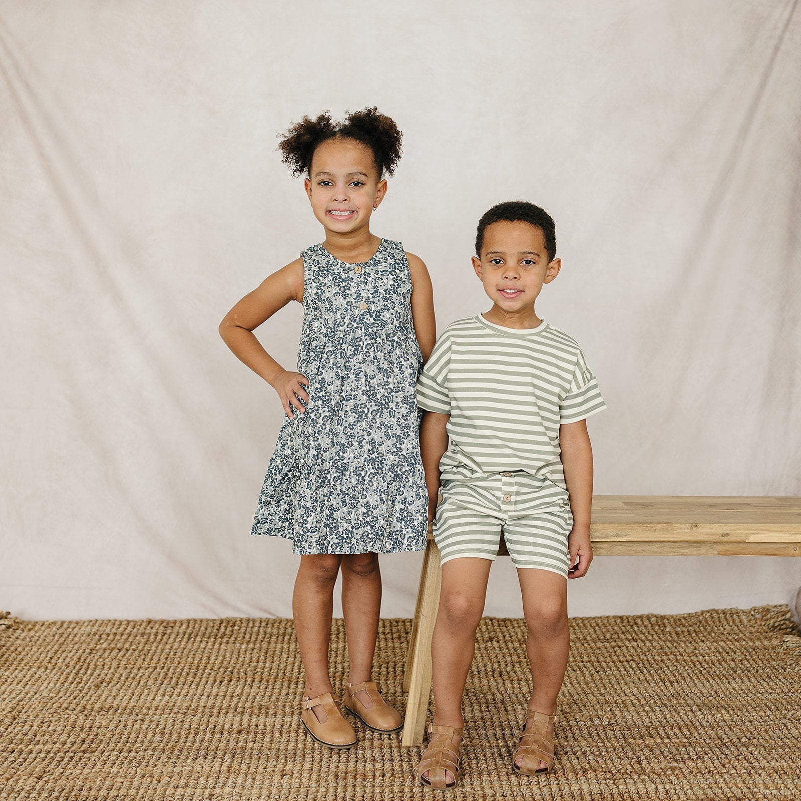 Mebie Baby Mebie Baby Liberty Floral Tank Dress For Girls Summer Ready - 