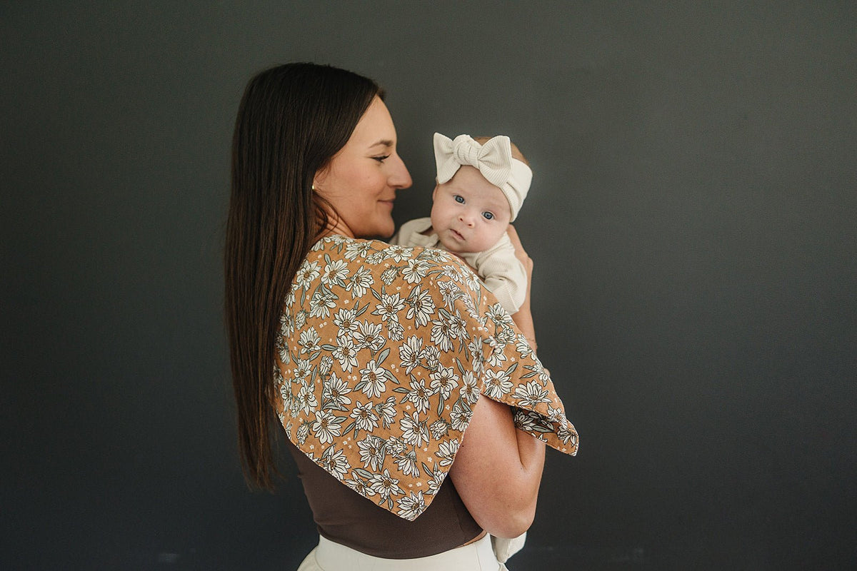Mebie Baby Mebie Baby Magnolia Muslin Burp Cloth Absorbent Baby Accessory - 