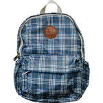 Mebie Baby Mebie Baby Navy Plaid Mini Backpack For Kids Diaper Bag - 