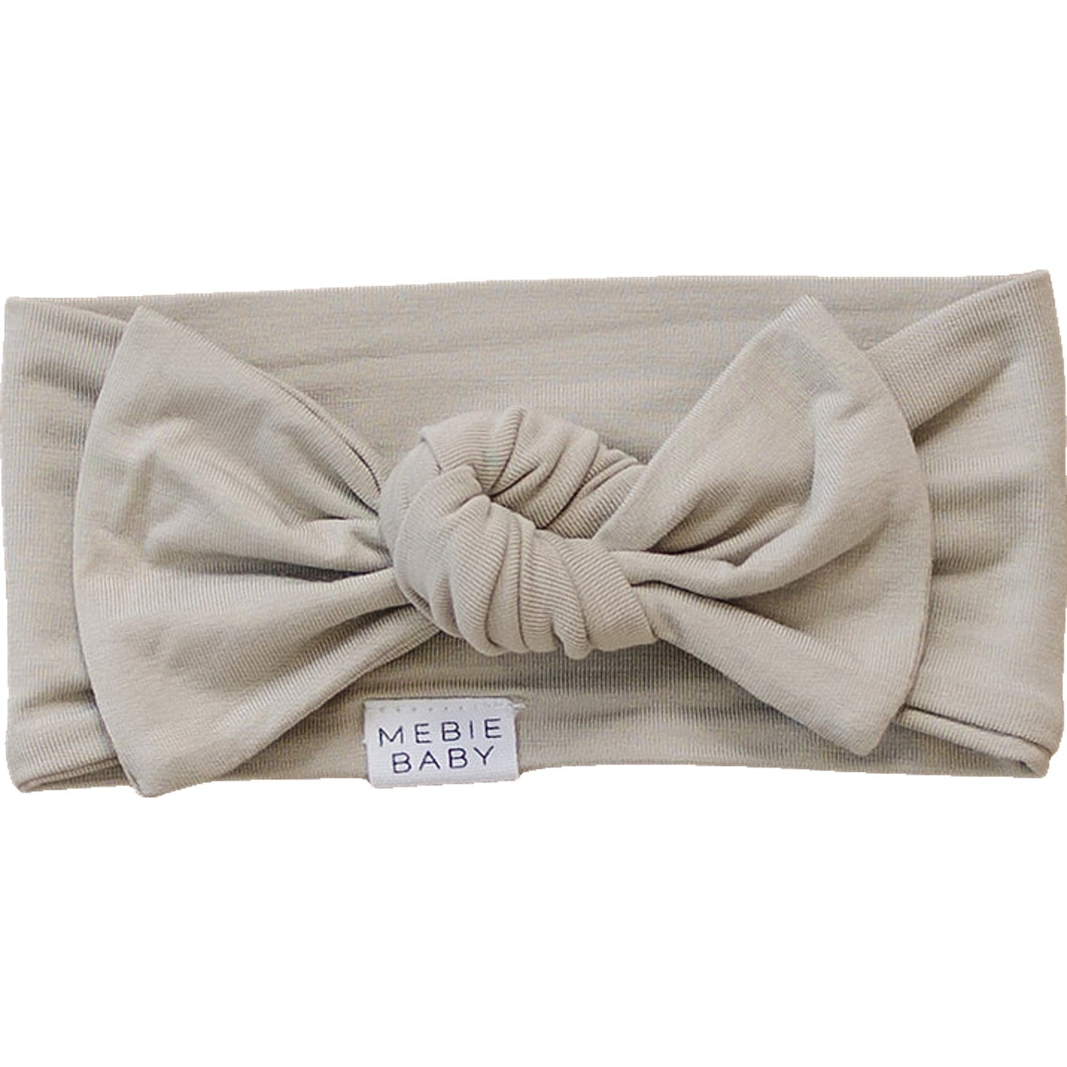 Mebie Baby Mebie Baby Oatmeal Bamboo Head Wrap One Size Newborn And Up Oeko Tex Certified - 