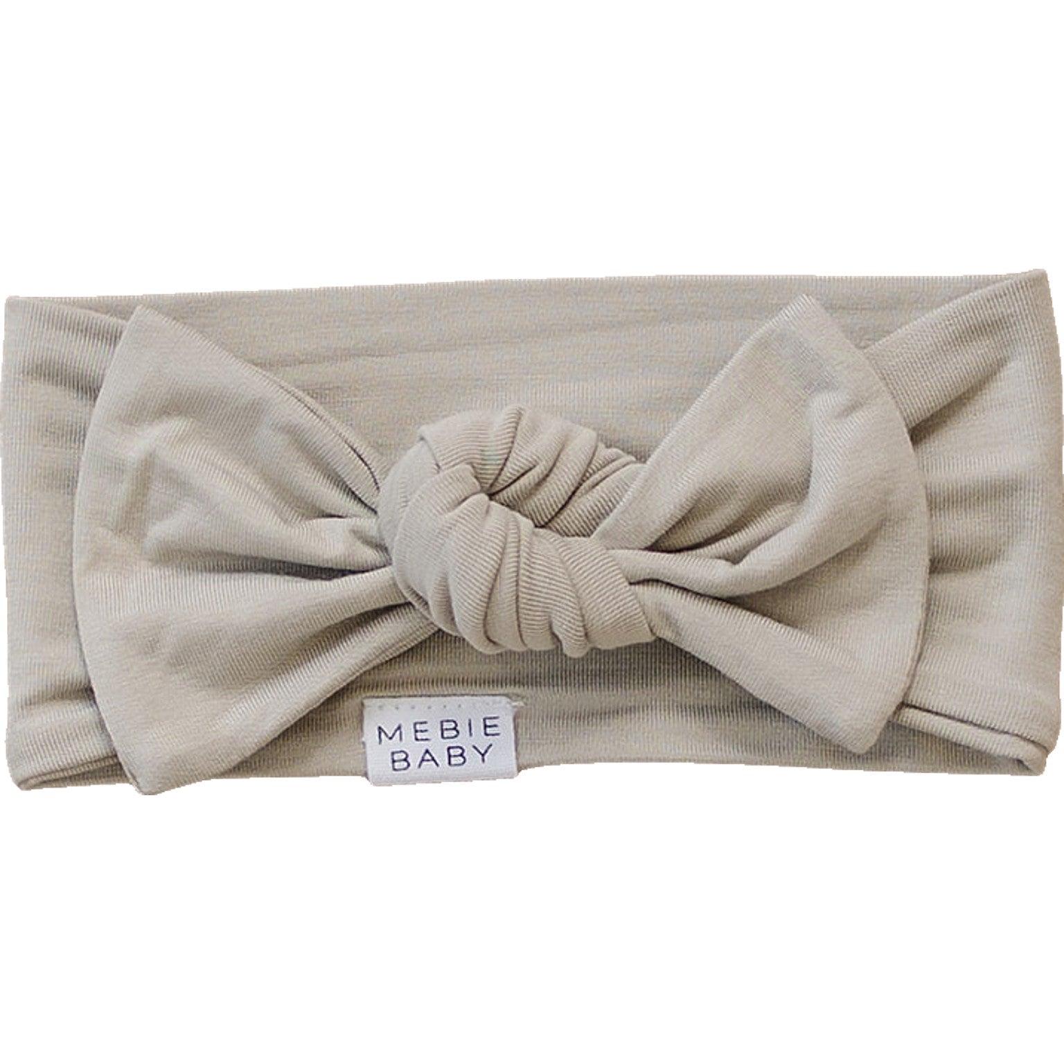 Mebie Baby Mebie Baby Oatmeal Bamboo Head Wrap One Size Newborn And Up Oeko Tex Certified - 