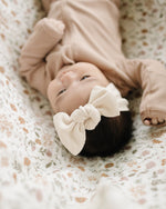 Mebie Baby Mebie Baby Organic Cotton Head Wrap For Newborns One Size - 