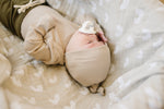 Mebie Baby Mebie Baby Organic Cotton Ribbed Newborn Knot Hat For Cozy Comfort - 