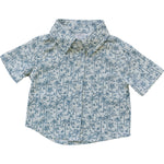 Mebie Baby Mebie Baby Palm Tree Linen Button Up Shirt For Baby And Toddler - 