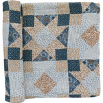 Mebie Baby Mebie Baby Patchwork Print Muslin Swaddle Blanket 100 Percent Cotton - 