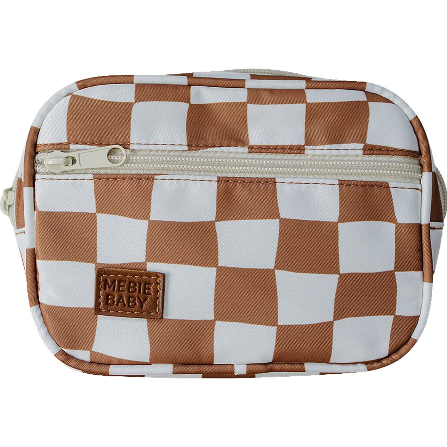 Rust Wavy Checkered Mini Fanny Pack - Plaid, Tartan, Bag | Everetts Place
