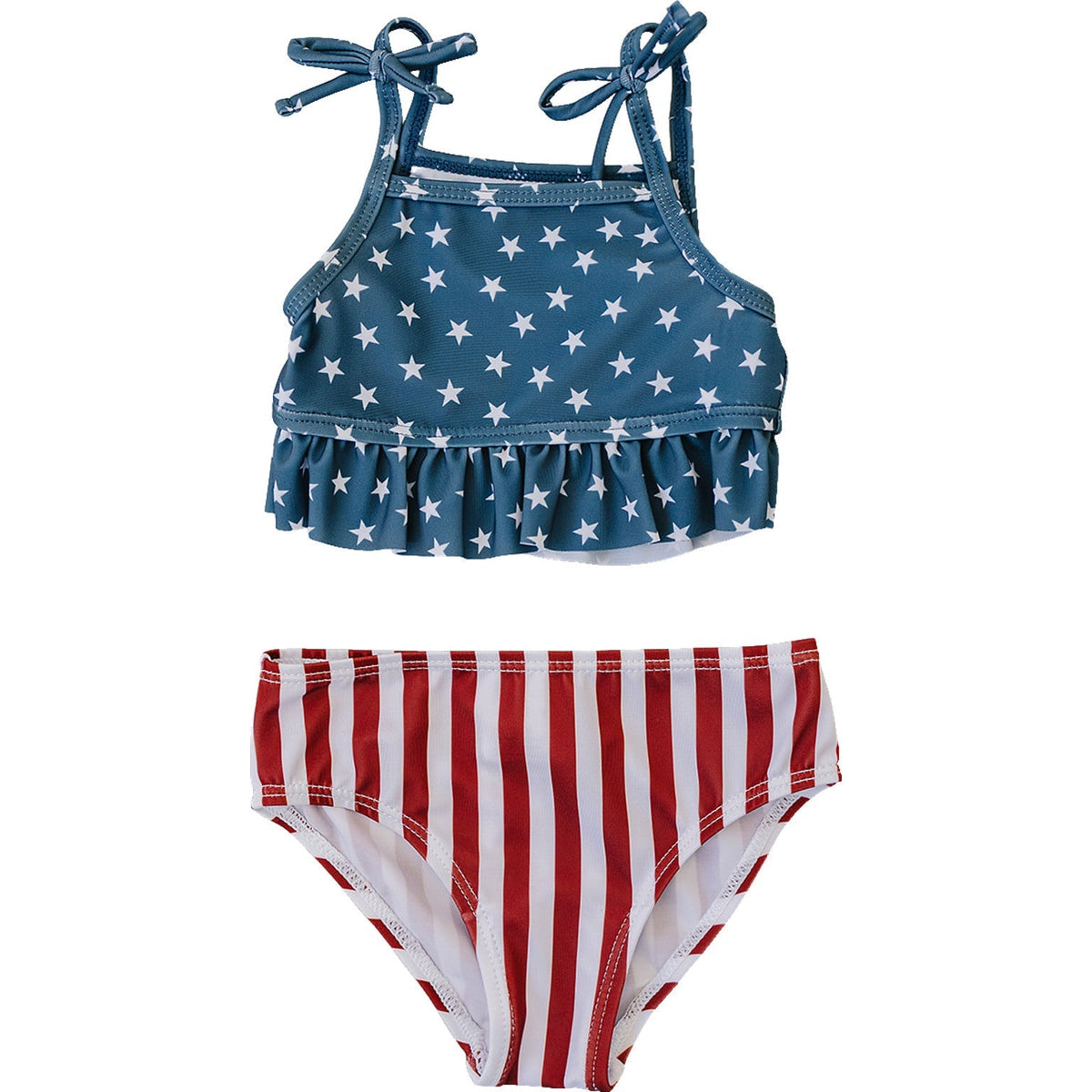 Mebie Baby Mebie Baby Stars and Stripes Bikini Set Final Sale - 