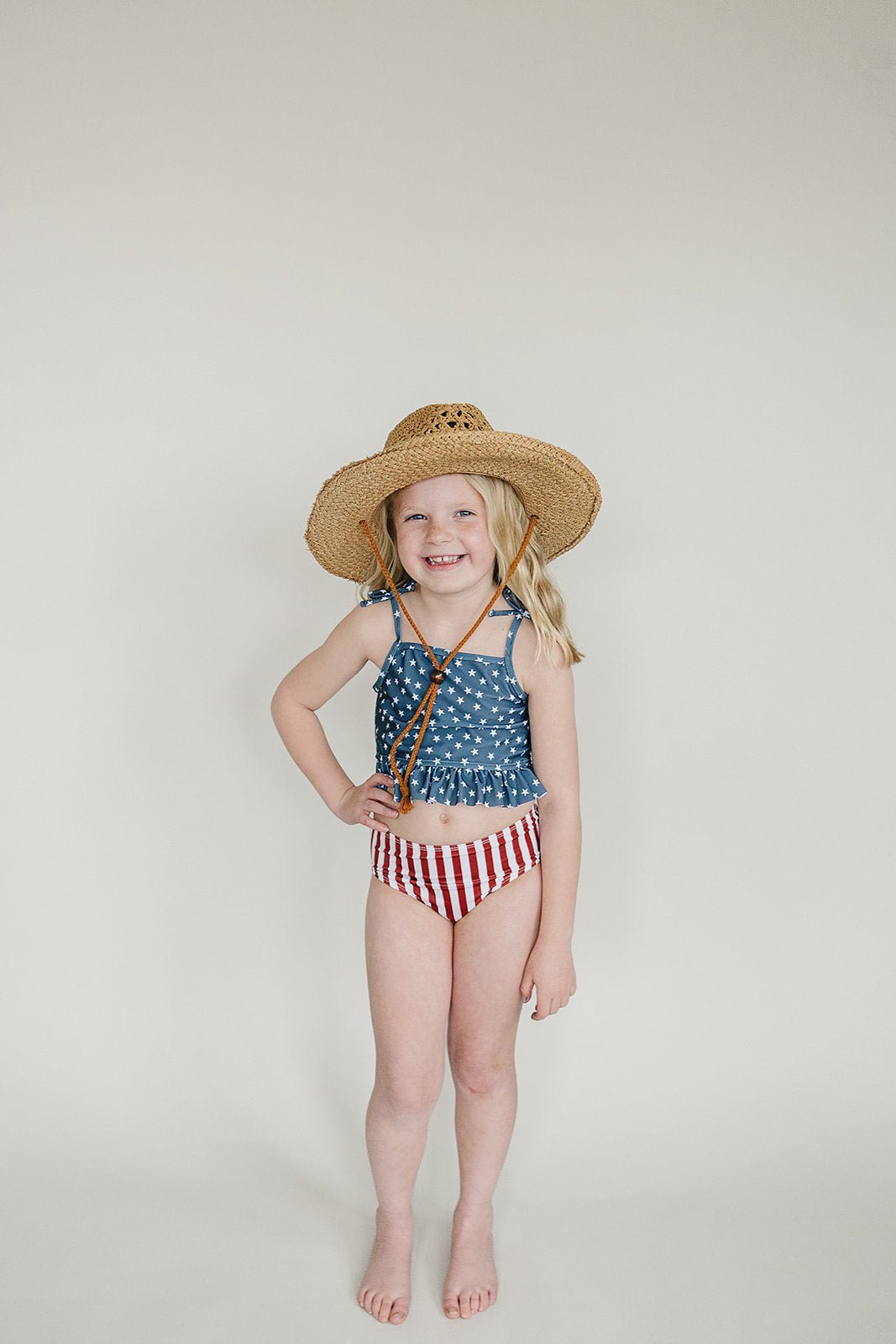 Mebie Baby Mebie Baby Stars and Stripes Bikini Set Final Sale - 