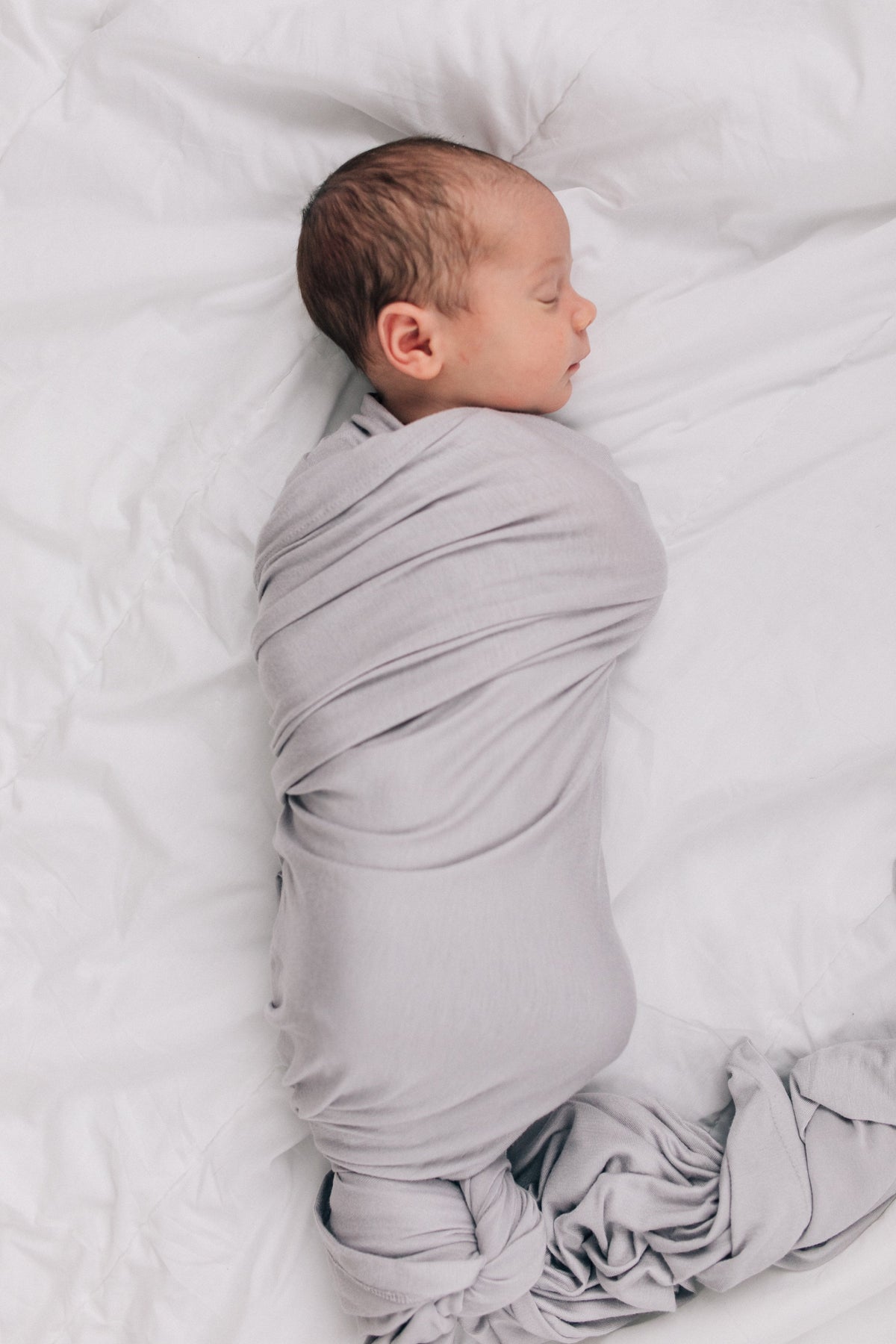 Mebie Baby Mebie Baby Stone Bamboo Stretch Swaddle Blanket Gender Neutral - 