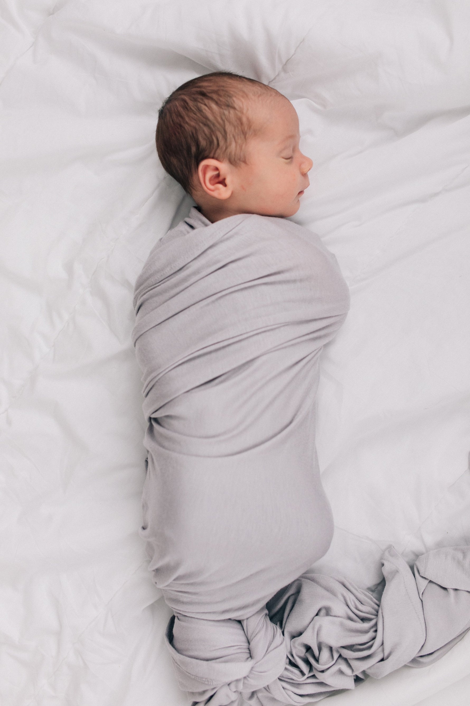 Mebie Baby Mebie Baby Stone Bamboo Stretch Swaddle Blanket Gender Neutral - 