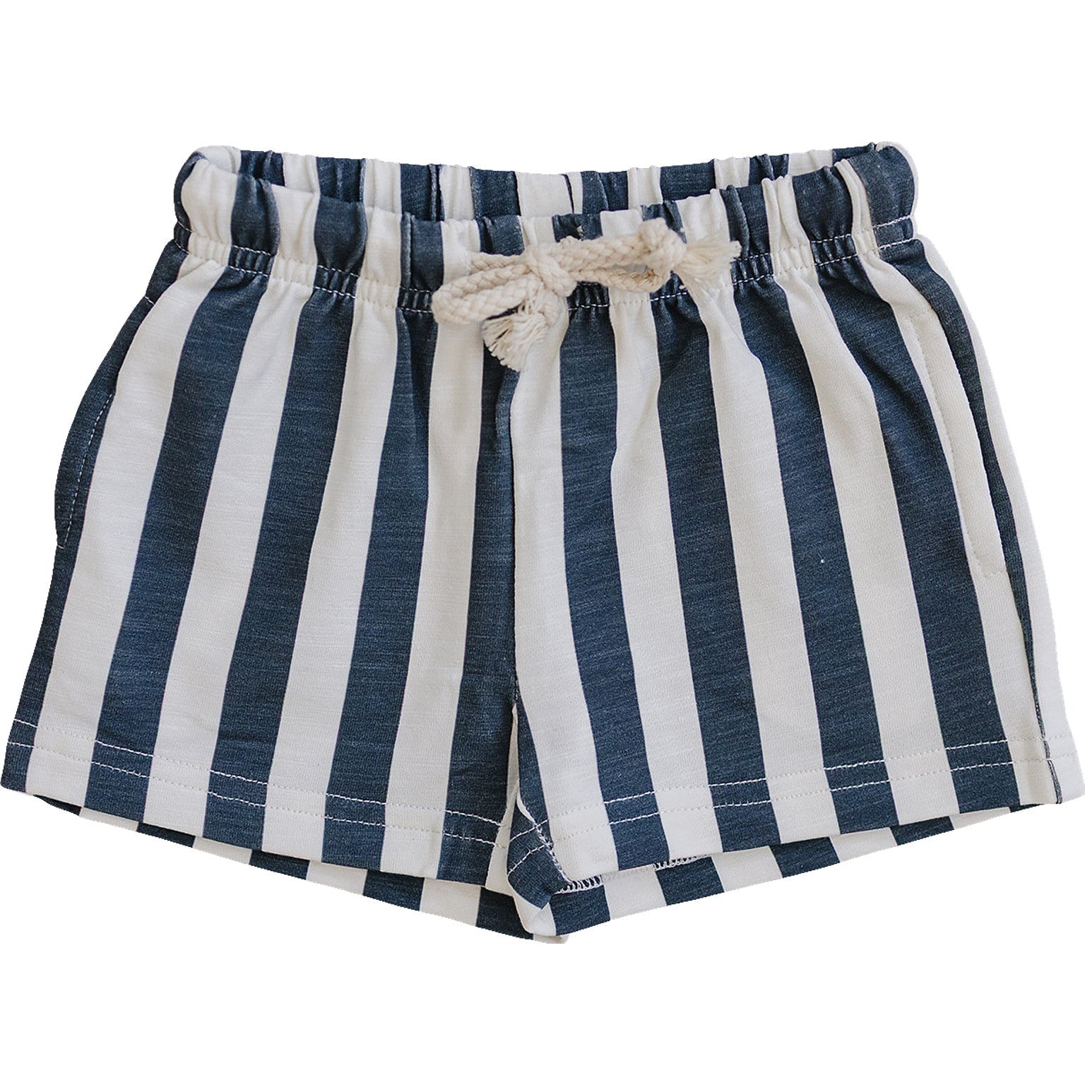 Mebie Baby Mebie Baby Stripe Shorts for Toddlers Soft Cotton Summer Wear - 