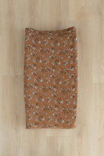 Mebie Baby Mebie Baby Vintage Floral Muslin Changing Pad Cover - 
