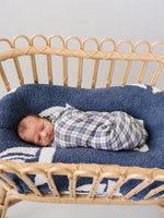 Mebie Baby Mebie Baby Vintage Plaid Muslin Swaddle Blanket 100 Percent Cotton - 