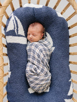 Mebie Baby Mebie Baby Vintage Plaid Muslin Swaddle Blanket 100 Percent Cotton - 