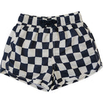 Mebie Baby Mebie Baby Wavy Checkered Swim Shorts For Babies Unisex - 