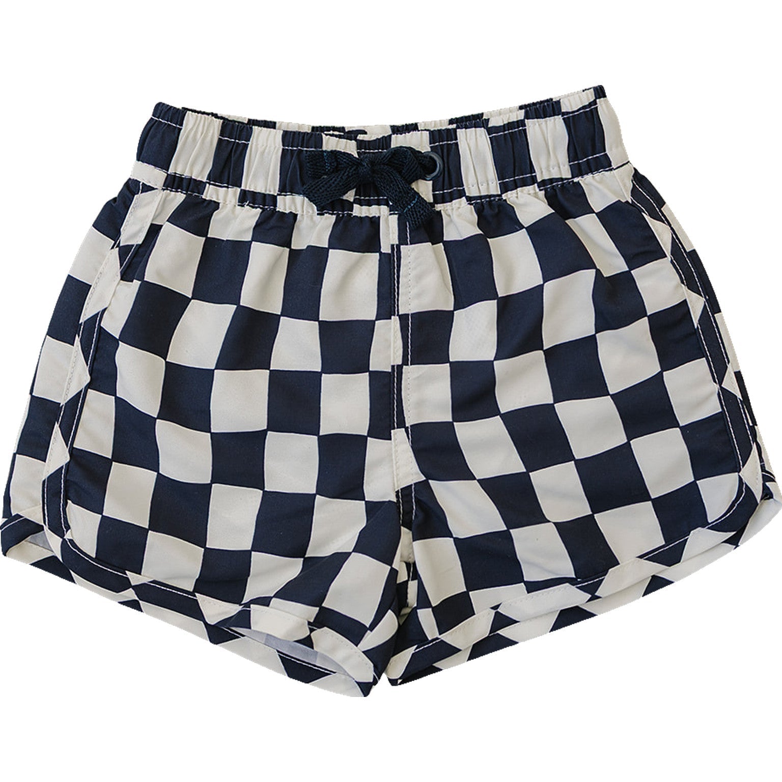 Mebie Baby Mebie Baby Wavy Checkered Swim Shorts For Babies Unisex - 