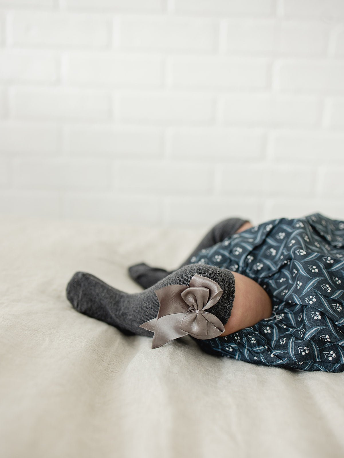 Mebie Baby Mebie High Rise Bow Socks - 