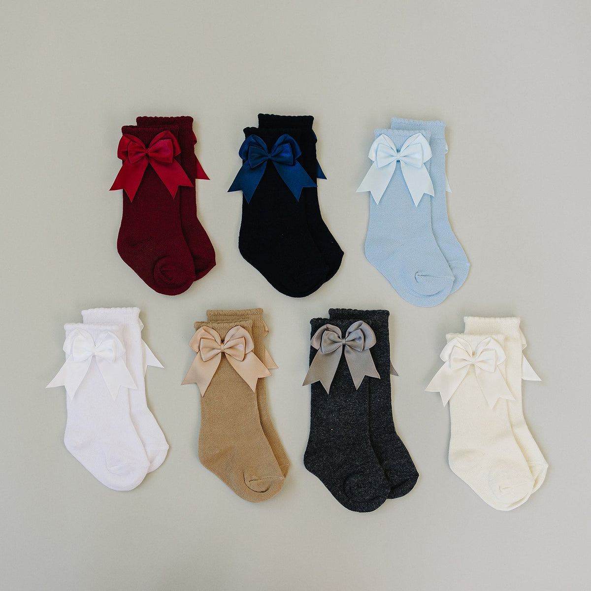 Mebie Baby Mebie High Rise Bow Socks - 