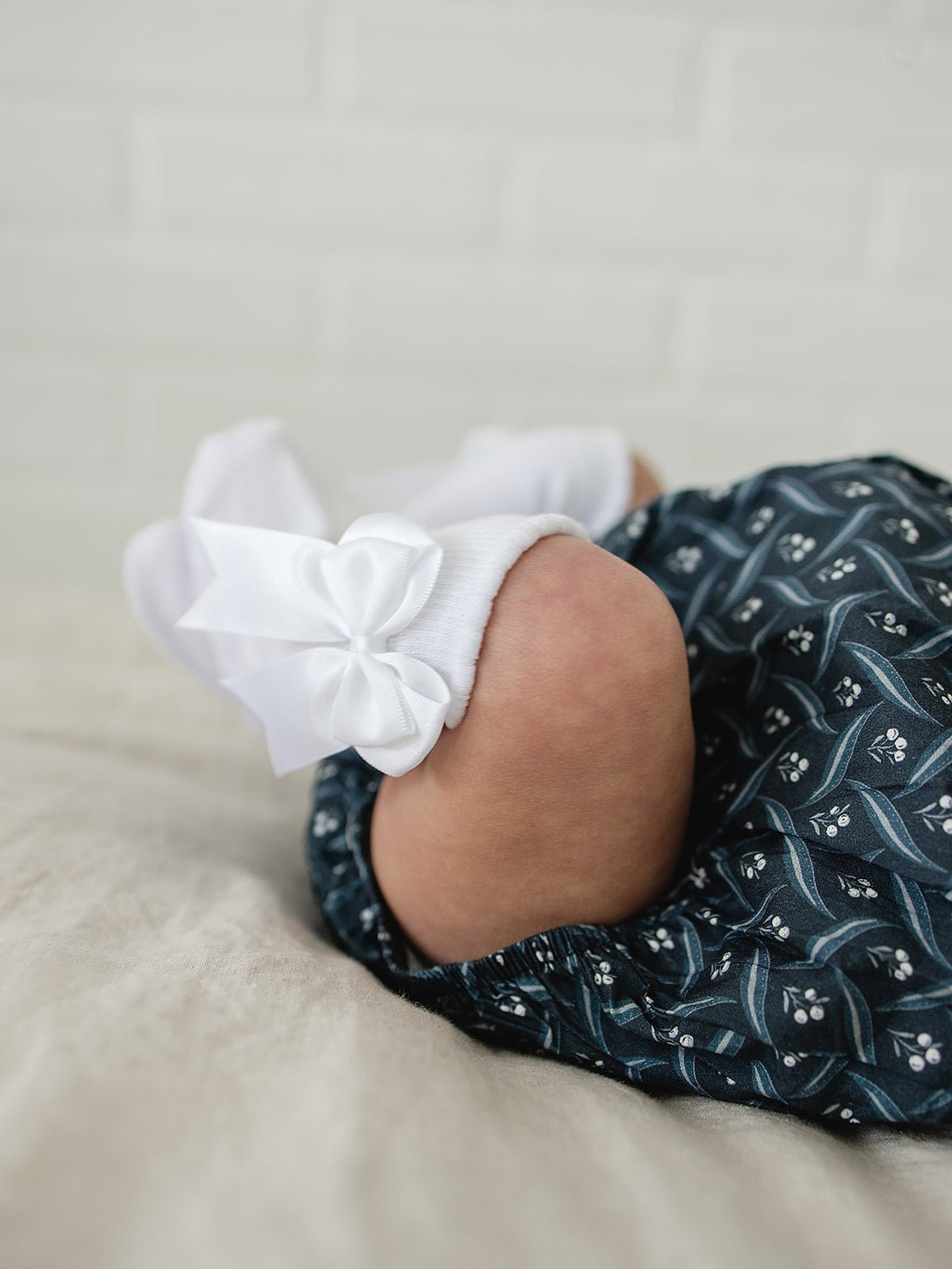 Mebie Baby Mebie High Rise Bow Socks - 