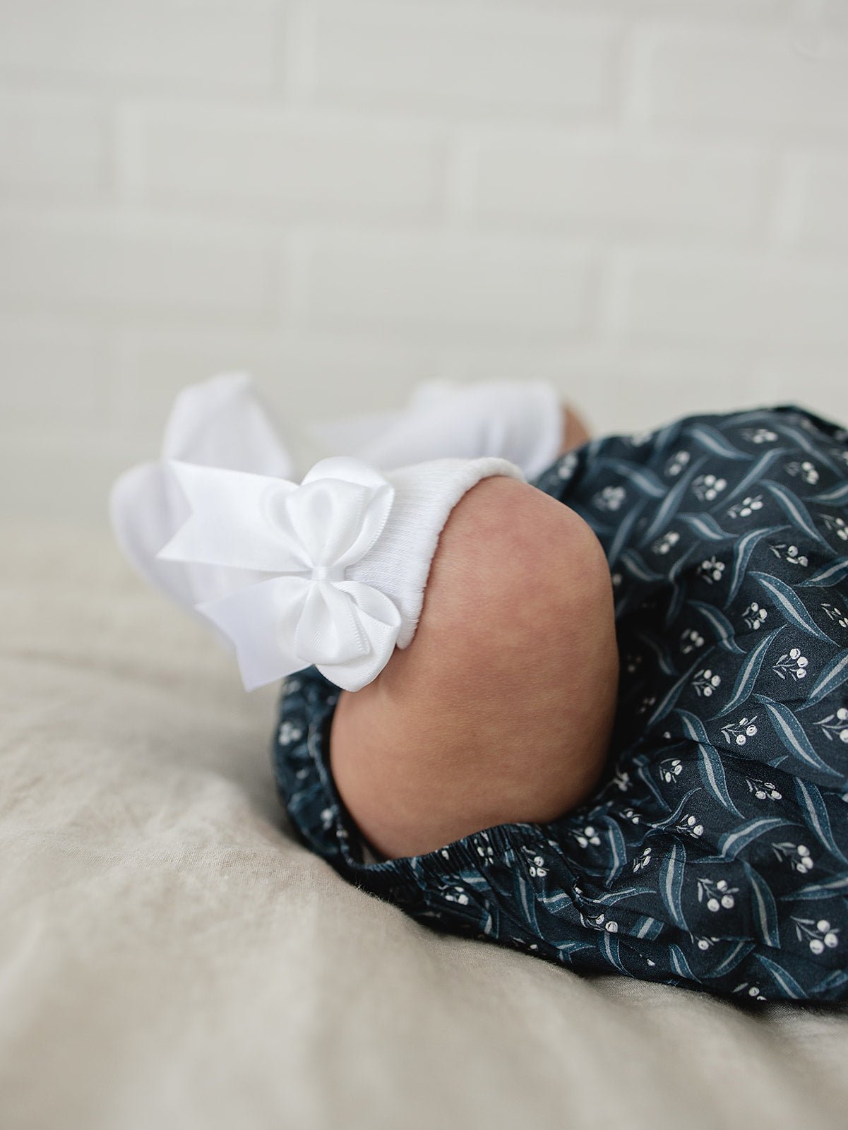Mebie Baby Mebie High Rise Bow Socks - 