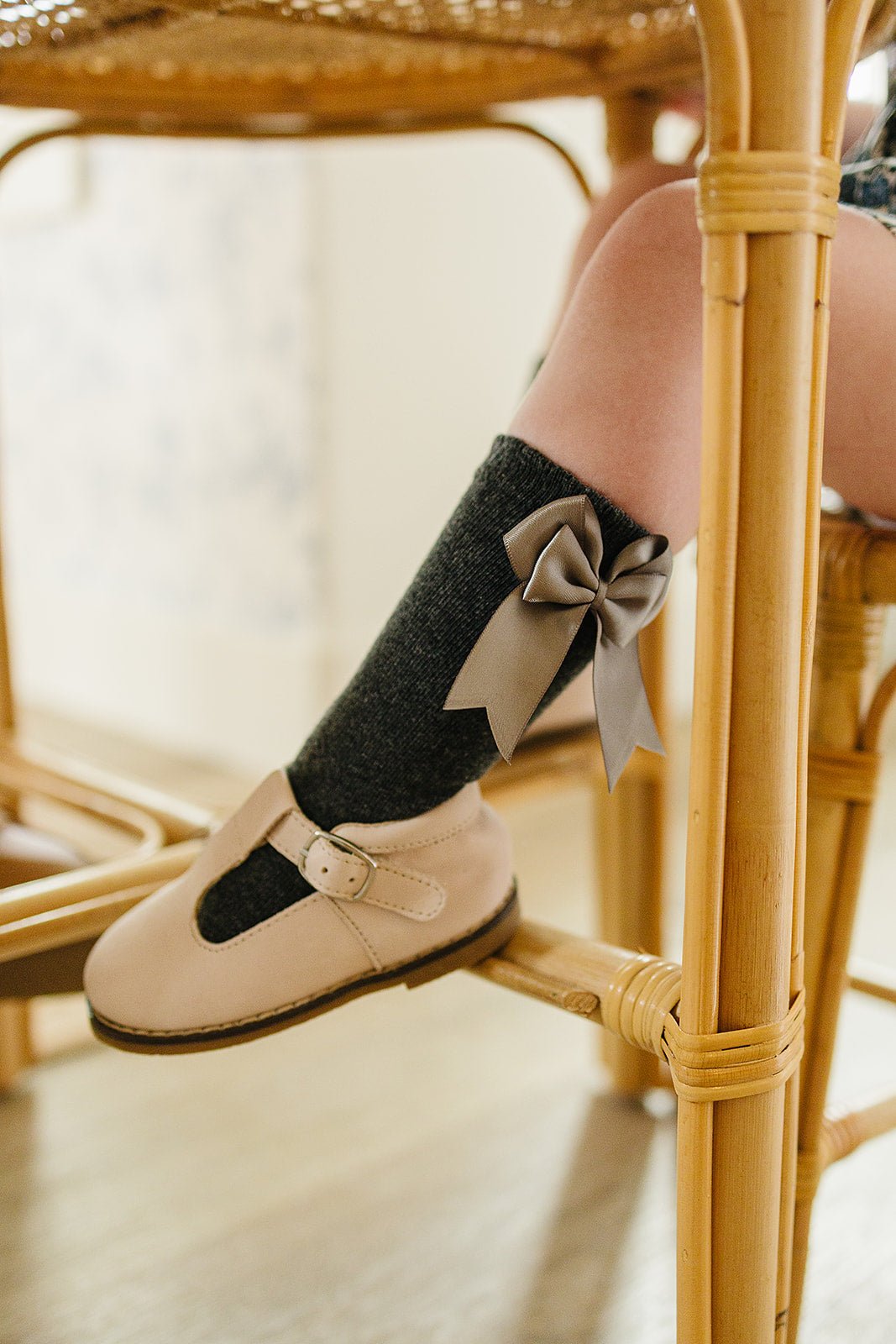 Mebie Baby Mebie High Rise Bow Socks - 